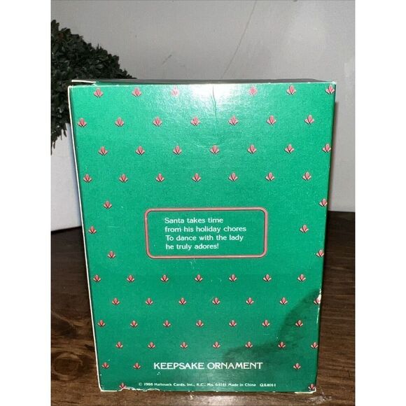 Hallmark 1988 Shall We Dance Mr and Mrs Claus Santa series Christmas Ornament - Picture 4 of 7